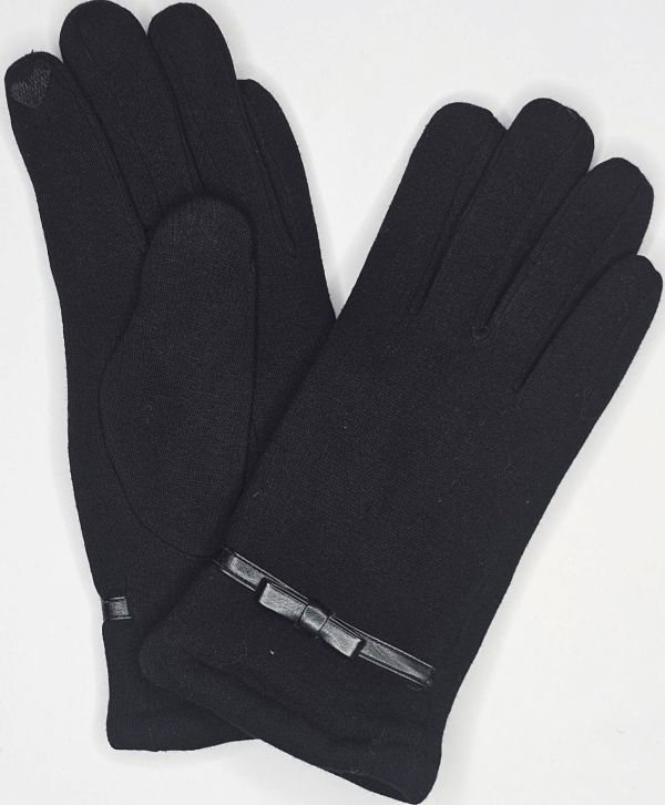 03 жіночі рукавички з бавовняної тканини на махрі