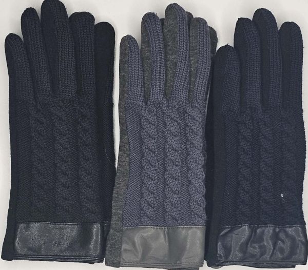 778 жіночі з бавовняної тканини комбіновані рукавички