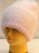 YM 24004 молодіжна ангорова шапка з подвійної в'язки